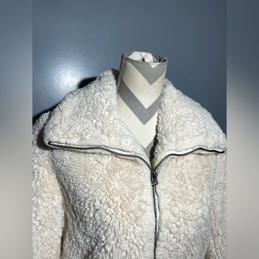 French Connection Cream Teddy Jacket - Picture 8 of 13